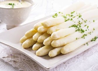 weißer Spargel