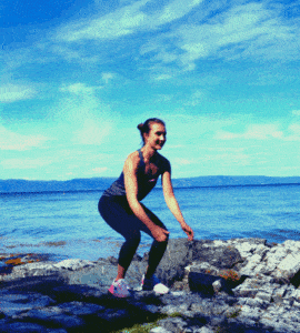 Ausführung der Übung Jump Squat