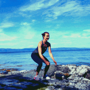 Ausführung der Übung Jump Squat