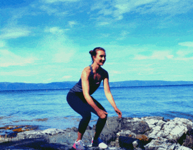 Ausführung der Übung Jump Squat