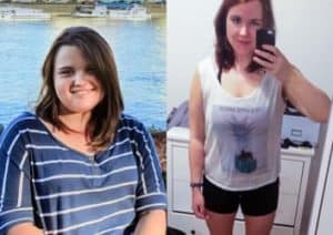 Vorher Nachher Bild von GYMONDO Mitglied Katharina